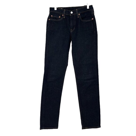 Levi's Premium Lot 511 Big E Nice Dark Blue Denim Jeans Tag 28x32 - Picture 1 of 12